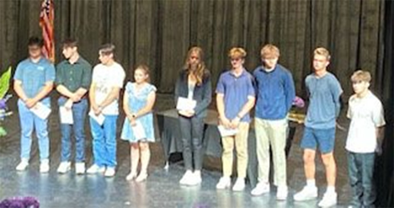 2023 Biddle Memorial Scholarship recipents.